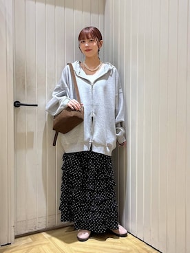 「アイテム（アクセサリー）」を使った、fuku5662さん（レディース・160cm）の秋コーディネート