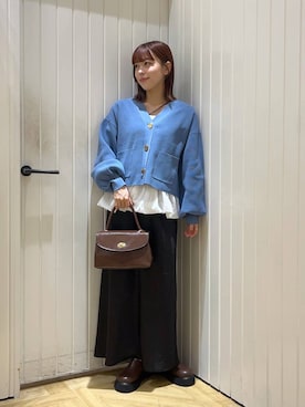 「LOWRYS FARM（ローリーズファーム）のアイテム（タンクトップ）」を使った、fuku5662さん（レディース・160cm）の秋コーディネート