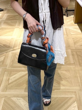 「LOWRYS FARM（ローリーズファーム）のアイテム（ストール/ショール）」を使った、fuku5662さん（レディース・160cm）の秋コーディネート