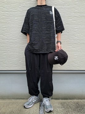 「アイテム（トートバッグ）」を使った、necoさん（メンズ・177cm）の秋コーディネート
