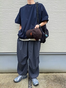 「アイテム（タンクトップ）」を使った、necoさん（メンズ・177cm）の夏コーディネート