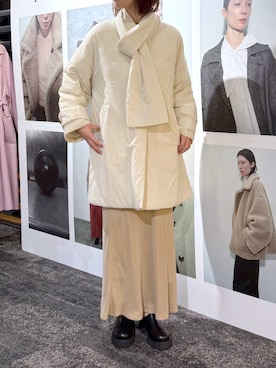 「A part by（アパートバイ）のボリュームスリッポン（スリッポン、ブラック系）」を使った、arisa_588さん（レディース・170cm）の夏コーディネート