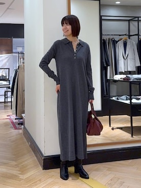 「アイテム（ネックレス）」を使った、arisa_588さん（レディース・170cm・30代）の秋コーディネート