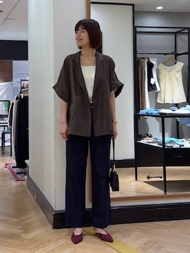 「アイテム（パンプス）」を使った、arisa_588さん（レディース・170cm）の夏コーディネート