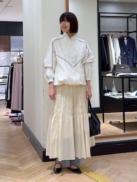 「A part by（アパートバイ）のハートモチーフバッグ（ショルダーバッグ、ブラック系）」を使った、arisa_588さん（レディース・170cm）の冬コーディネート