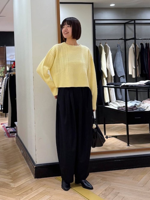 スラックスコクーンボリュームパンツ（スラックス）｜A part by