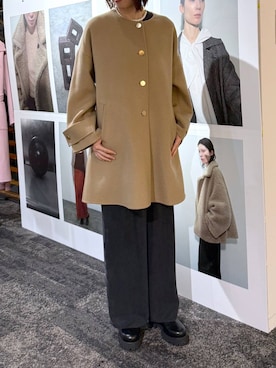 「A part by（アパートバイ）のボリュームスリッポン（スリッポン、ブラック系）」を使った、arisa_588さん（レディース・170cm）の夏コーディネート