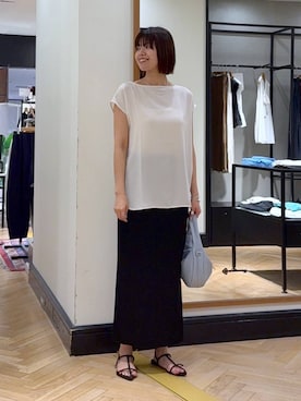 「アイテム（ハンドバッグ）」を使った、arisa_588さん（レディース・170cm）の夏コーディネート