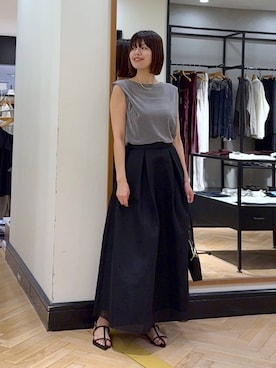 「アイテム（スカート）」を使った、arisa_588さん（レディース・170cm・30代）の夏コーディネート