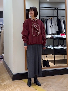 「アイテム（ネックレス）」を使った、arisa_588さん（レディース・170cm・30代）の秋コーディネート