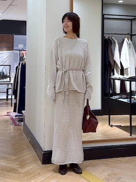 「アイテム（セットアップ）」を使った、arisa_588さん（レディース・170cm）の秋コーディネート