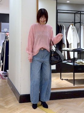 「A part by（アパートバイ）のアイテム（ネックレス）」を使った、arisa_588さん（レディース・170cm）の秋コーディネート