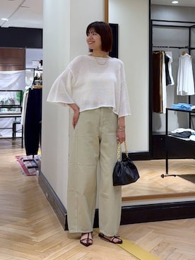 「A part by（アパートバイ）のアイテム（ベルト）」を使った、arisa_588さん（レディース・170cm）の夏コーディネート