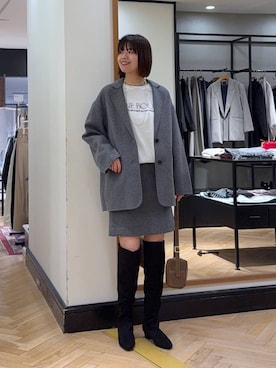 「アイテム（ジャケット/アウター）」を使った、arisa_588さん（レディース・170cm・30代）の秋コーディネート