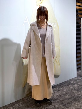 「A part by（アパートバイ）のボリュームスリッポン（スリッポン、ブラック系）」を使った、arisa_588さん（レディース・170cm）の夏コーディネート
