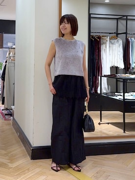 「アイテム（バングル/リストバンド）」を使った、arisa_588さん（レディース・170cm・30代）の夏コーディネート