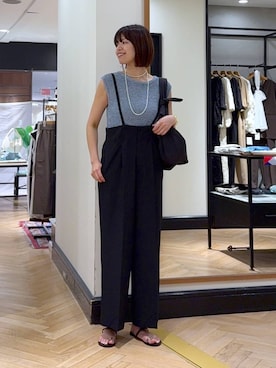 「アイテム（パンツ）」を使った、arisa_588さん（レディース・170cm）の夏コーディネート
