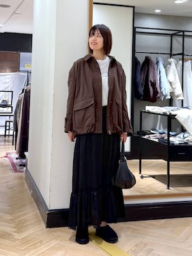 「アイテム（スリッポン）」を使った、arisa_588さん（レディース・170cm・30代）の秋コーディネート