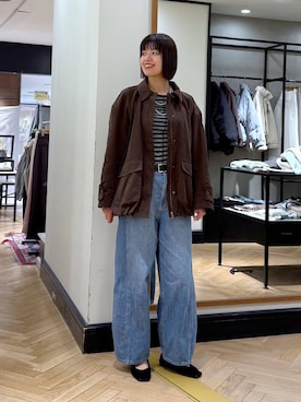 「A part by（アパートバイ）のアイテム（ベルト）」を使った、arisa_588さん（レディース・170cm）の秋コーディネート