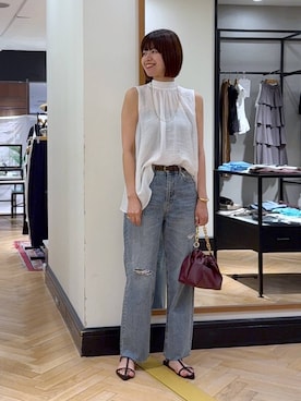 「A part by（アパートバイ）のアイテム」を使った、arisa_588さん（レディース・170cm）の夏コーディネート