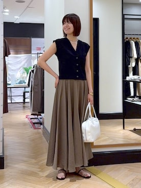 「アイテム（サンダル）」を使った、arisa_588さん（レディース・170cm）の夏コーディネート