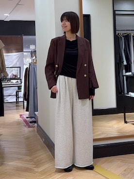 「アイテム（テーラードジャケット）」を使った、arisa_588さん（レディース・170cm・30代）の秋コーディネート