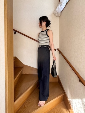 「CHARLES & KEITH（チャールズ & キース）のアイテム」を使った、Nonさん（レディース・159cm）の夏コーディネート