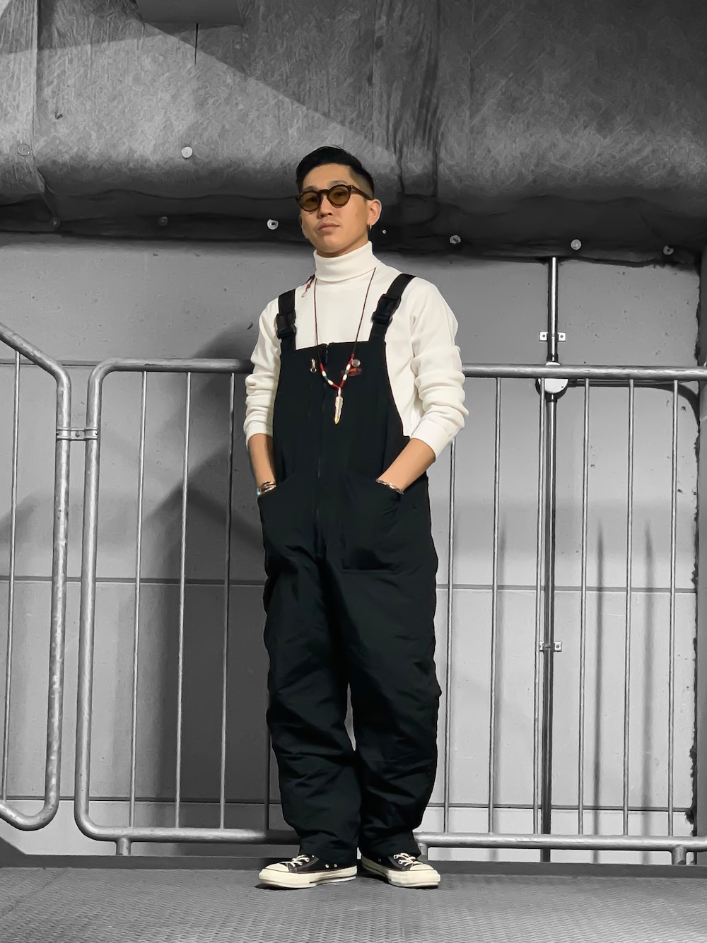 【古着】ショット SCHOTT サロペット オーバーオール ダンガリー 薄手 1674715854.jpg