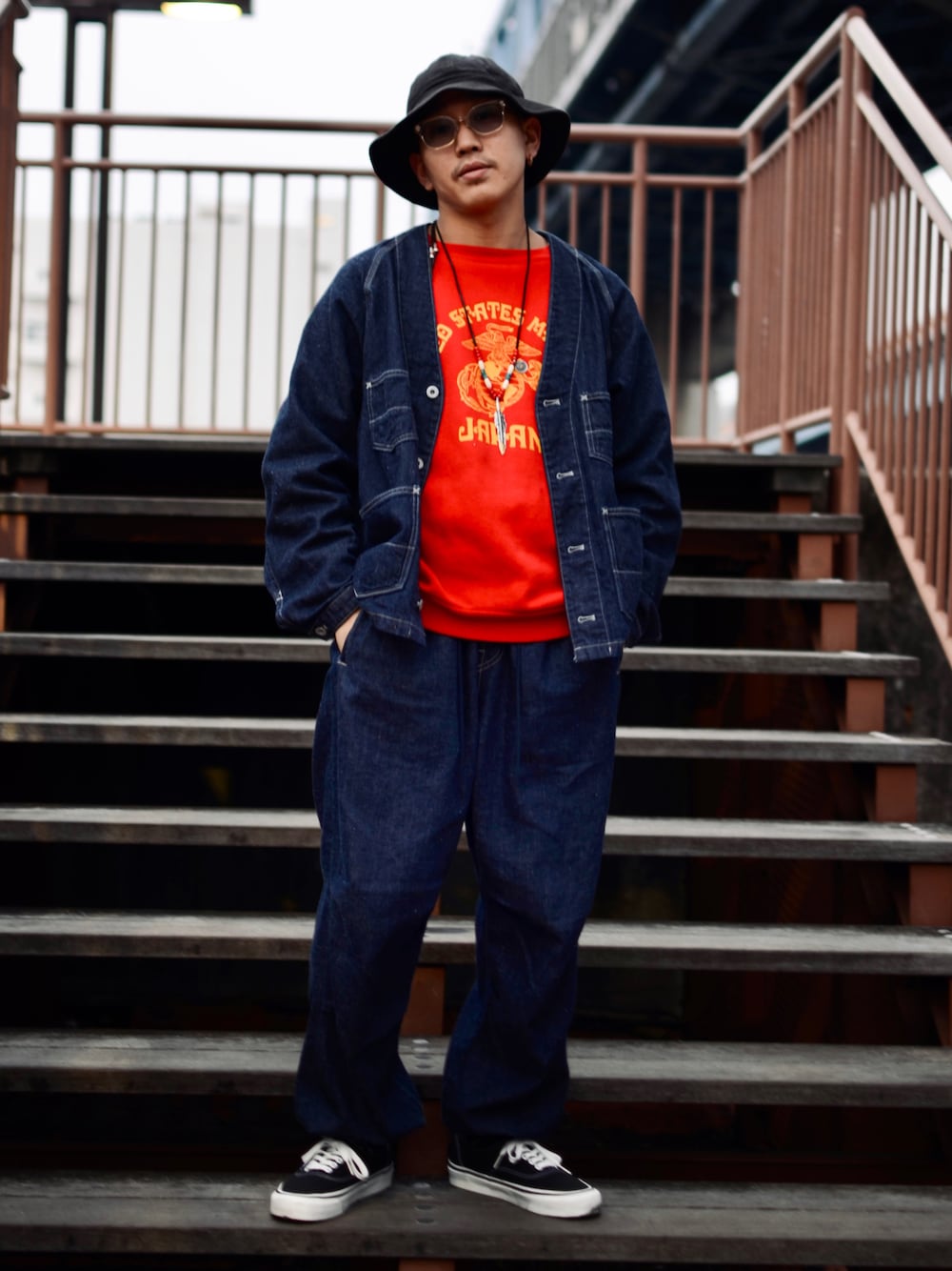 Schott デニムジャケットとパンツのセットアップ 【公式通販】