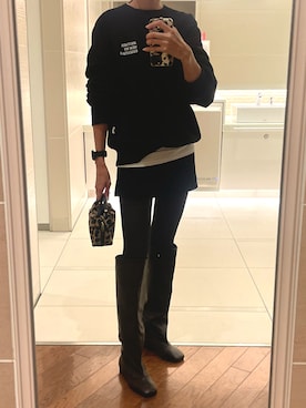 「アイテム（スウェット）」を使った、u  r  iさん（レディース・171cm）の秋コーディネート