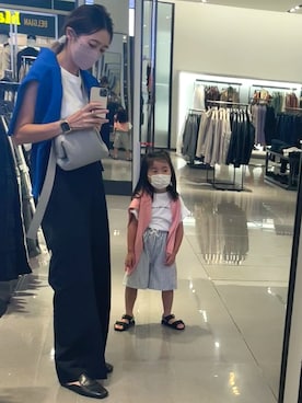「ENOF（イナフ）のアイテム（パンツ）」を使った、u  r  iさん（レディース・171cm）の秋コーディネート