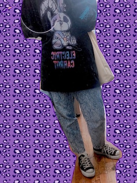 「CONVERSE（コンバース）のconverse（コンバース） ALL STAR OX（オールスターOX）（スニーカー）」を使った、₥ł₦₥ł₦さん（レディース・165cm）の秋コーディネート