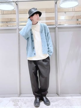 「アイテム（その他トップス）」を使った、ニコまるさん（メンズ・168cm・20代）の冬コーディネート