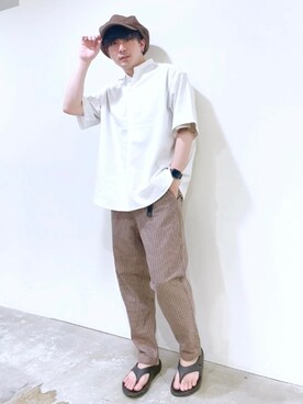 キャスケットを使った ブラウス のメンズ人気ファッションコーディネート Wear キャスケットを使った ブラウス のメンズ人気ファッションコーディネート Wear