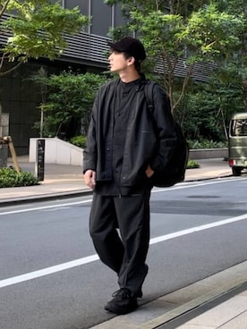 「NUMERALS（ヌメラルズ）のアイテム（トップス）」を使った、ニコまるさん（メンズ・168cm）の春コーディネート
