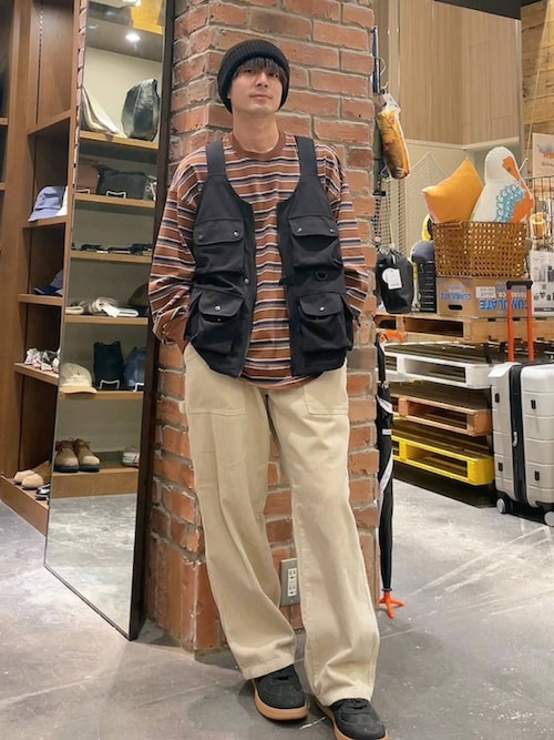 【未使用品です】ニコアンド　 Make stuff '25　アソートワークベスト セール】ユーティリティワークベスト（ベスト）｜niko and