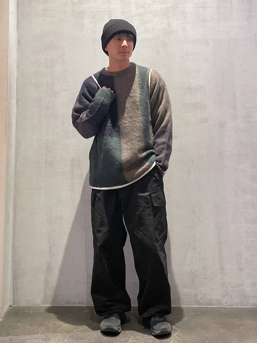 セール】カラーブロックニットプルオーバー（ニット/セーター