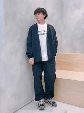 「NUMERALS（ヌメラルズ）のアイテム（Tシャツ/カットソー）」を使った、ニコまるさん（メンズ・168cm）の春コーディネート