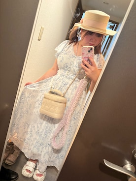 「アイテム（ワンピース）」を使った、funamonさん（レディース・152cm・30代）の夏コーディネート