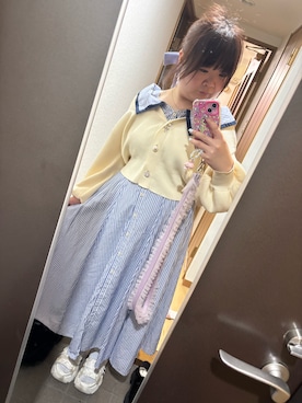 「31 Sons de mode（トランテアン　ソン　ドゥ　モード）のアイテム」を使った、funamonさん（レディース・152cm）の春コーディネート