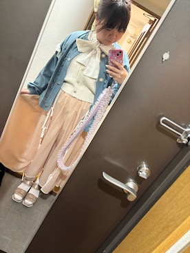 「31 Sons de mode（トランテアン　ソン　ドゥ　モード）のアイテム」を使った、funamonさん（レディース・152cm）の春コーディネート