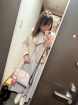 「31 Sons de mode（トランテアン　ソン　ドゥ　モード）のアイテム」を使った、funamonさん（レディース・152cm）の春コーディネート