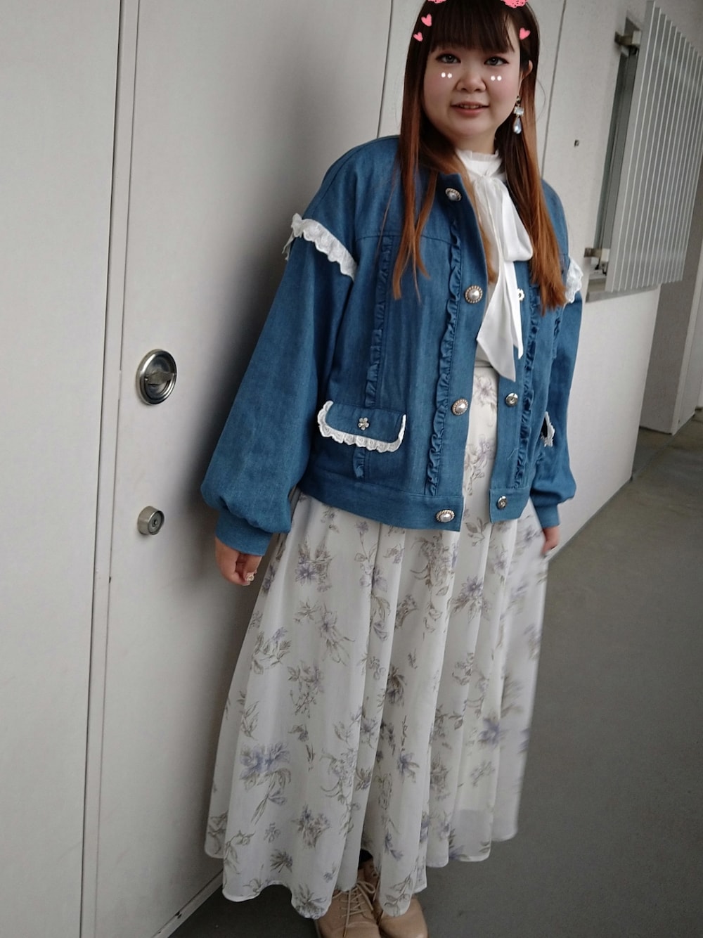 Swankiss（スワンキス）の「RS girly denim O/P（ワンピース