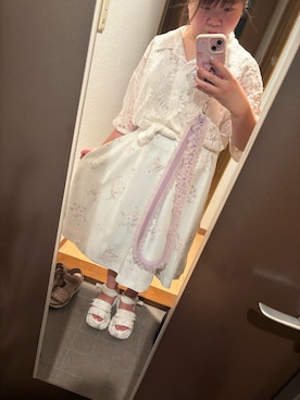 「アイテム（スカート）」を使った、funamonさん（レディース・152cm・30代）の夏コーディネート