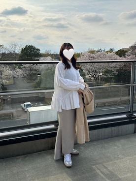 「Cla STEllaR（クラステラ）のアイテム」を使った、yunaさん（レディース・160cm）の春コーディネート