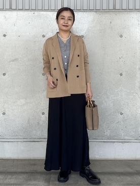 「アイテム（スカート）」を使った、NANAさん（レディース・161cm・30代）の秋コーディネート