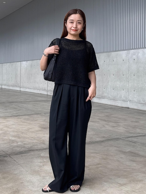 ROPÉ ラメメッシュプルオーバー セール】ラメメッシュプルオーバー/セットアップ対応（ニット