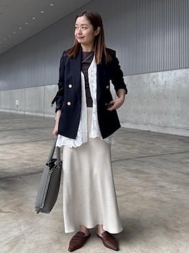 「E'POR（エポール）のアイテム」を使った、NANAさん（レディース・161cm）の春コーディネート