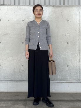 「アイテム（スカート）」を使った、NANAさん（レディース・161cm・30代）の秋コーディネート