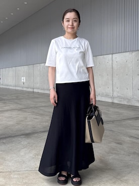 「E'POR（エポール）のアイテム」を使った、NANAさん（レディース・161cm）の夏コーディネート